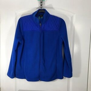 Talbots Women's Blue Quilted Jacket Size LP
